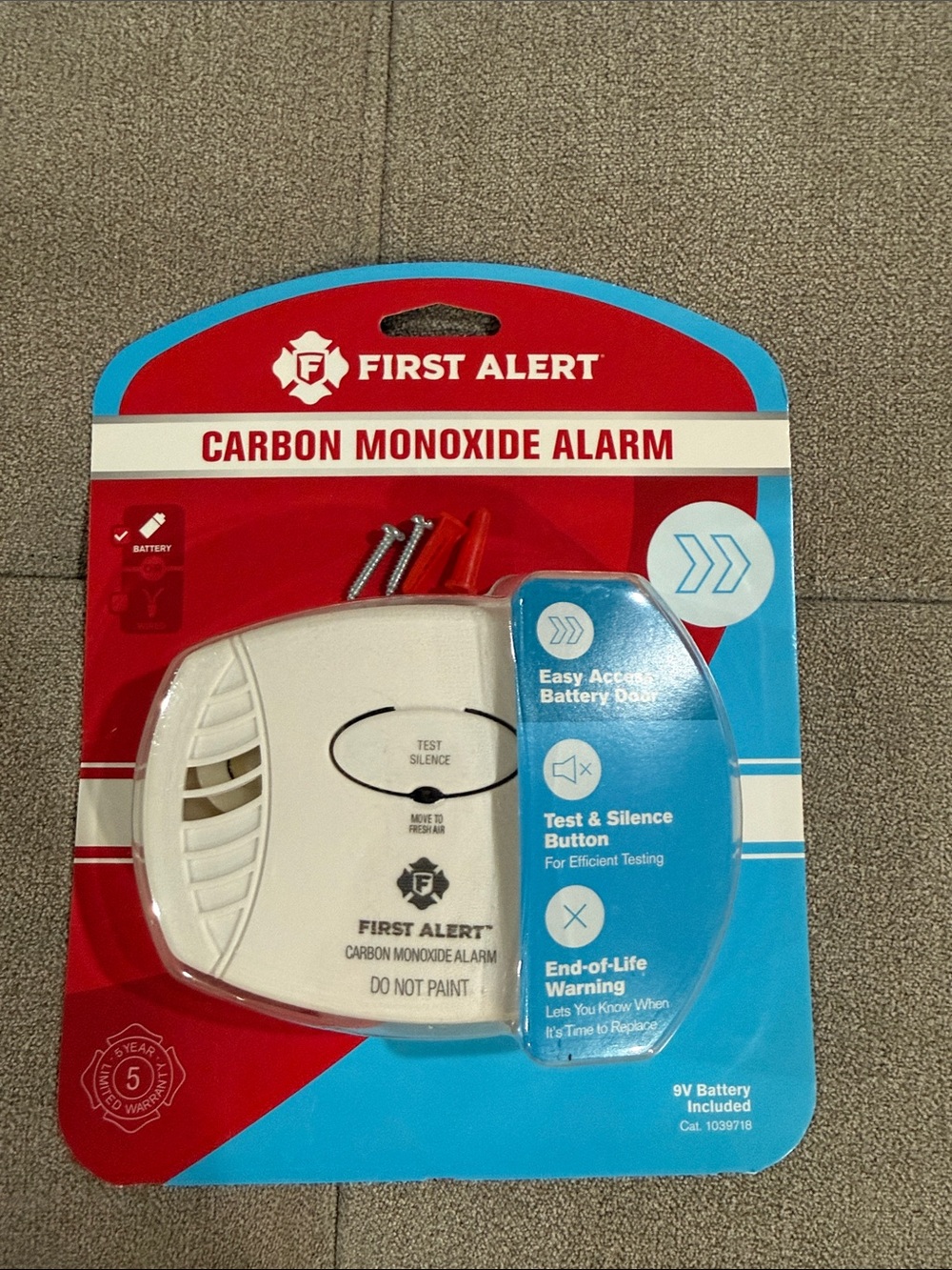 First Alert Carbon Monoxide Alarm - White